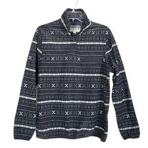 JACHS New York Cabin Collection Fleece Pullover Mock Neck
